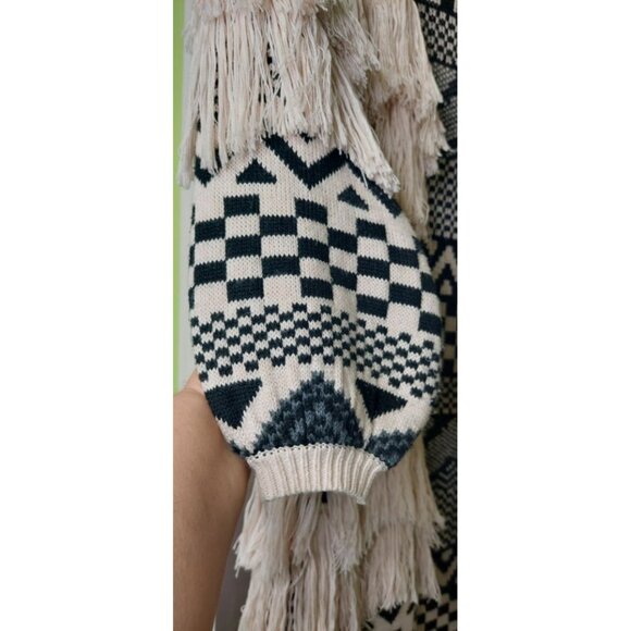 x Revolve Ash Duster House Of Harlow 1960 x Revolve Fringed Knit Cardigan XXS - Picture 11 of 15